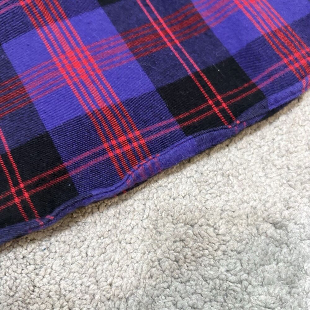 L.L. Bean Women's Relaxed Fit Scotch Plaid Flannel Shirt Size S - Picture 10 of 10